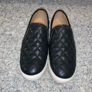 Black slip on shoes